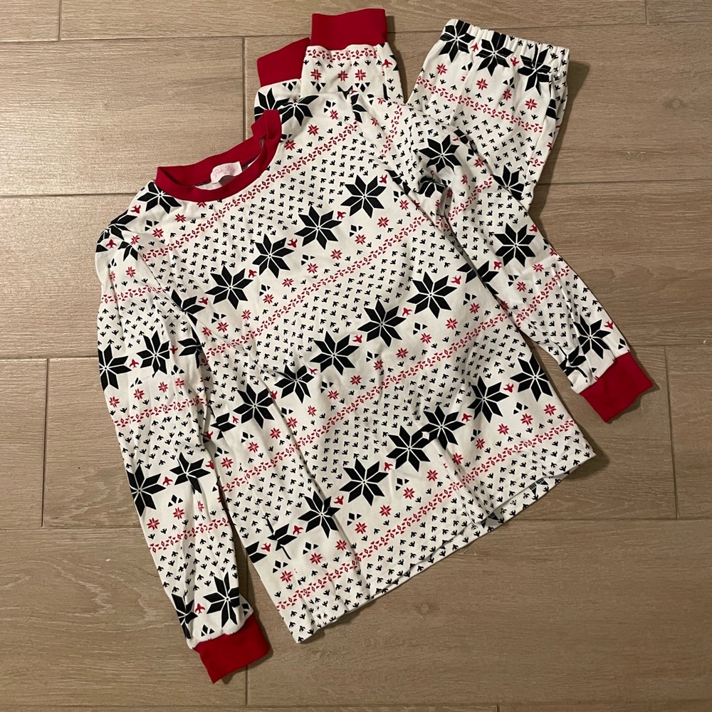 Pink Lily-Christmas Holiday Pajamas-size small set